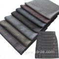 Woven wool blend houndstooth fabric for suit